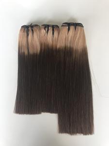 Vendeur en gros d'extensions de cheveux humains Remy vietnamiens pour Ombre Brown avec Blonde Trending Color Silky Bone Straight - Product Image 6