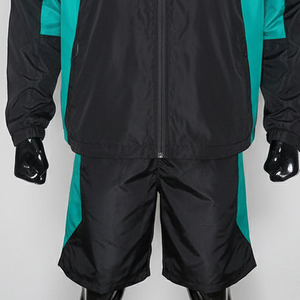 Survêtements coupe-vent réglables en nylon imprimé léger et personnalisé vente en gros d'hiver ensemble de deux pièces à blocs de couleurs pour hommes streetwear - Product Image 5