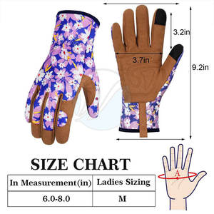 Gants de jardinage en cuir léger coupe-vent et ignifuges résistants à la chaleur et imperméables à vendre - Product Image 3