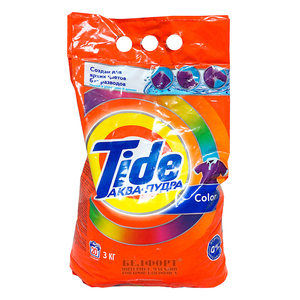 Detergente en Polvo y Líquido Tide, Nuevo Modelo, Listo para la Venta, para Uso en la Cocina - Product Image 1