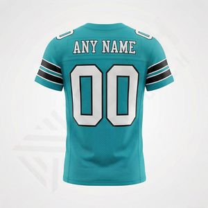 Camiseta de Fútbol Americano para Hombre, Precio Competitivo al por Mayor, Bordado Deportivo, Transpirable, Talla Grande, Ropa Deportiva de Equipo - Product Image 2