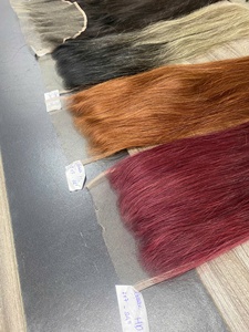 Frontal en dentelle HD, cheveux humains Remy vietnamiens, double épaisseur, sans colle, pointes pleines, toutes couleurs - Product Image 4