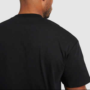 T-shirts personnalisés pour hommes, grande taille, surdimensionnés, 100% coton, respirants, manches courtes, couleur unie, service OEM personnalisé - Product Image 4