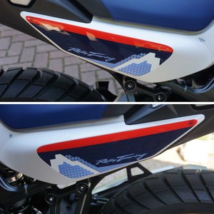 Adesivo 3D Personalizzato per Protezione Posteriore Moto Honda Transalp 2023 - Product Image 4