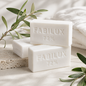 Jabón de Lavandería Multiusos Fabienne Blanco 200g, 72% de Pureza, para Ropa, Platos y Lavado a Mano, Venta al Por Mayor B2B, Exportación - Product Image 1