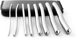 Hegar ชุดเครื่องขยายสแตนเลสสองด้าน8ชิ้น, เครื่องมือผ่าตัดพื้นฐานของเสียงควบคุมกระเพาะปัสสาวะอุ้งเชิงกราน - Product Image 4