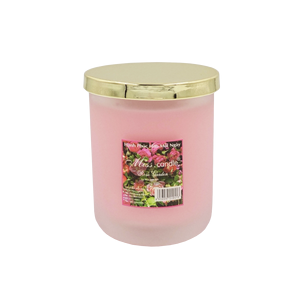 Venta al por mayor personalizada Navidad decoración del hogar taza de vidrio perfumado velas coloridas mezcla de cera de Palma Etiqueta Privada fábrica Año Nuevo - Product Image 5
