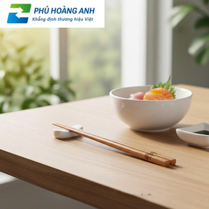 Baguettes personnalisées imprimées sur mesure en bois de pin de qualité AB, design rond lisse et jetable - Product Image 1