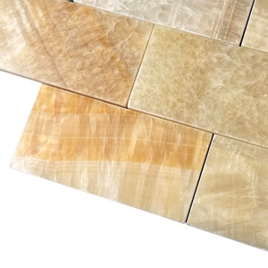 Tuile d'onyx jaune, carreaux de marbre d'onyx, carreaux de pierre d'onyx pour la déco à la maison - Product Image 3