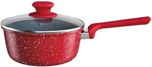 Ensemble de casseroles à induction de style classique 7 pièces Couleur volcanique Revêtement en marbre Aluminium Antiadhésif Poêles Pots pour une utilisation en cuisine - Product Image 5