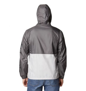 Haute qualité hommes coupe-vent College Jacketr veste imperméable avec capuche Logo personnalisé grande taille veste coupe-vent polaire - Product Image 6