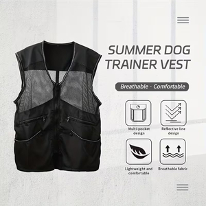 Chaleco de Adiestramiento para Perros Impermeable, Venta Caliente, Servicio OEM, Chaleco de Adiestramiento Personalizado de Color Negro para el Comportamiento de Mascotas - Product Image 3