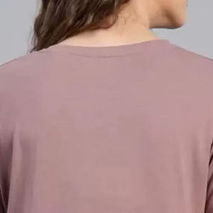 T-shirt respirant en polyester et coton à séchage rapide, best-seller, pour femmes grandes tailles, impression de logo personnalisée, service OEM - Product Image 6