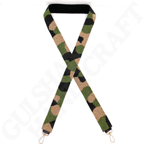 Sangle en coton perlé fait à la main pour sacs élégant bandoulière épaule remplacement sac à main sangle accessoires décoratifs - Product Image 4