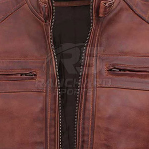 Chaquetas de Cuero Personalizadas de Buena Calidad 2025 Chaqueta de Cuero de Invierno para Hombre en Venta Chaquetas de Moda Cómodas - Product Image 5