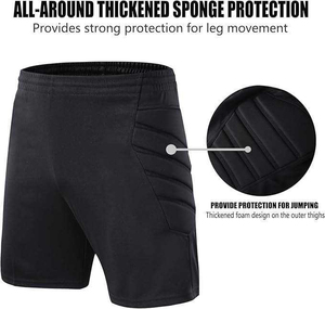 Adult Men's Soccer Goalkeeper Jersey Set Long Sleeve Guard Uniform Shorts <b>Knee</b> <b>High</b> Socks Quick Dry Team Kit - Product Image 3
