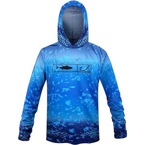 Sweat à capuche de pêche Performance Tech Wear, sublimation, séchage rapide, évacuation de l'humidité, pour le sport/vêtements de sport - Product Image 1