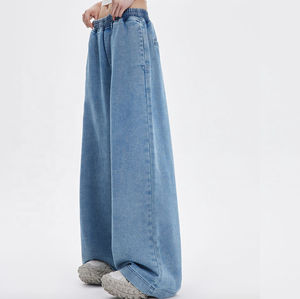 Ropa informal, pantalones vaqueros de mujer de calidad superior, pantalones vaqueros ligeros superventas para mujer, pantalones vaqueros cómodos de alta calidad OEM - Product Image 3