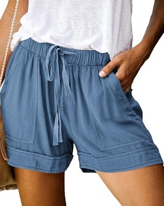 Vêtements de sport amples à séchage rapide pour femmes, avec ceinture élastique à taille haute et doublure, pour la personnalisation. - Product Image 1