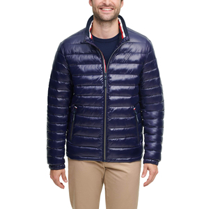 Blouson d'hiver en toile pour homme avec capuche, couleur et taille personnalisées, imperméable et coupe-vent, respirant, votre logo - Product Image 1