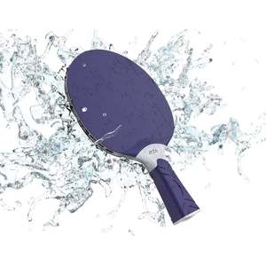 Ensemble de raquettes de tennis de table St Iconic avec 3 balles, design en plastique rouge et bleu, poignée confortable, réglage à 9 angles pour l'entraînement familial - Product Image 4
