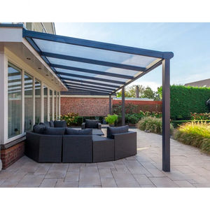 Auvent extérieur 4x4, auvent hollandais avec toit en polycarbonate ou en verre - Product Image 5