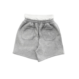 Denim Fabricante Personalizado Doble Cintura Rodillas Diamantes Rhinestone Baggy Cargo Jeans Denim Shorts Hombres - Product Image 2