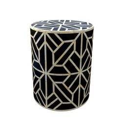 Mesa Auxiliar de Lujo con Incrustaciones de Hueso, Detalles Hechos a Mano, Ideal para Decoración de Sala de Estar, Dormitorio y Temas de Boutique - Product Image 2