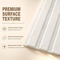 Panneau mural en PVC à motif marbré blanc, imperméable, décoratif, revêtement intérieur
