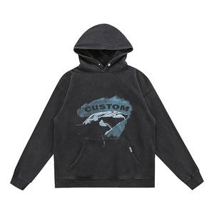 ผู้จัดจำหน่ายเสื้อผ้าสตรีทแวร์ราคาส่ง ไม่มีเชือกผูก คอเสื้อแบบดรอปโชว์เดอร์ เสื้อฮู้ดผ้าฟลีซ 500 GSM เสื้อสเวตเชิ้ตเฟรนช์เทอร์รี่ และกางเกงจ็อกเกอร์ - Product Image 2