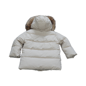 Chaqueta desmontable transpirable impermeable a prueba de viento con capucha de piel y cierre de cremallera - Product Image 2