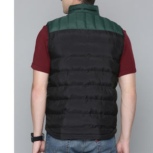 Nouveau design pour hommes 100% polyester coupe-vent doux gilet extérieur sans manches veste élégante bulle Softshell veste et chandails pour hommes - Product Image 5