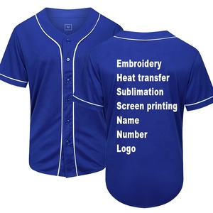 Maillots de baseball pour garçons sublimation de haute qualité avec logo personnalisé Maillot de softball et de baseball vierge de taille XL pour uniformes sportifs - Product Image 6