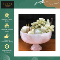 Fournisseur en gros de poids de papier élégants de qualité supérieure, décorations de table, fruits artificiels, plats à fruits en onyx pour la décoration intérieure