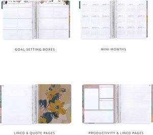 Tùy chỉnh in logo 2024 A5 vàng xoắn ốc cuộc sống Nhật Ký Tạp Chí kế hoạch chương trình nghị sự - Product Image 6