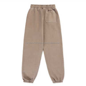 Pantalones de chándal informales con estampado personalizado para hombre, cómodos, estilo suelto, decoraciones con agujeros de encaje, sólido, Otoño Invierno 2025 OEM - Product Image 6
