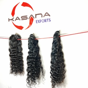 Extensions de cheveux humains vierges indiens Remy 100% aucun traitement chimique cuticule alignée vague naturelle pas cher - Product Image 4