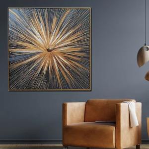 Art mural abstrait moderne, décoration élégante faite à la main pour le salon, la chambre à coucher, le bureau et les espaces élégants - Product Image 3