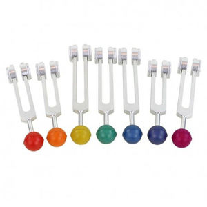 Ensemble de diapason 7 Chakra de haute qualité manuel guérison par le son en aluminium fini Chakra diapasons - Product Image 6