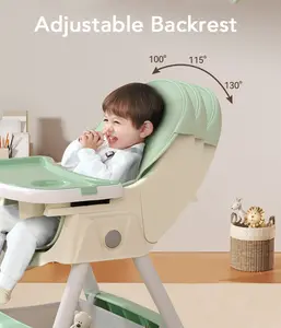 2024 Adjustable Safety Belt Slip-resistance Baby Feeding Chair
