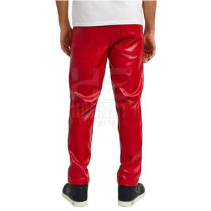 Pantalones de Cuero para Hombre de Alta Calidad, Duraderos, Cómodos, Elegantes y Suaves, de Cuero Genuino - Product Image 5
