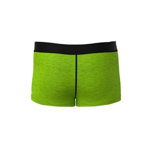 Men's Mid-Rise Knitted Active <b>Slip</b> <b>Underwear</b> 8/3" Green Embroidered Letter Design - Product Image 3
