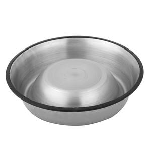 Bol pour chien en acier inoxydable pur Bol pour chien martelé de haute qualité pour bol de nourriture pour animaux de compagnie aux coûts les plus bas - Product Image 1