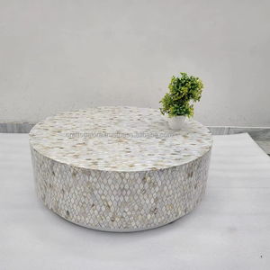 คอนโซลฝังกระดูกที่ทันสมัยหรูหราทันสมัยโต๊ะกาแฟไม้สำหรับห้องนั่งเล่นห้องครัวห้องอาหารโรงแรม-ของตกแต่งบ้าน - Product Image 1