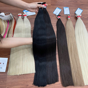 Gran pedido de cabello a granel, precio al por mayor, mechones de cabello de Color recto, gran stock, cabello sedoso, envío rápido - Product Image 4