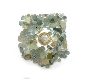 Piedra Preciosa Natural de Aguamarina en Bruto, Cristal de Berilo Azul Cielo, Piedra Preciosa de Berilo Natural en Bruto para Joyería y Lapidaria - Product Image 4