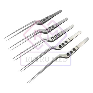 Pinzas de Microbisturí de Acero Inoxidable MEDICAB, Tipo Tijera, para Disección de Tejidos, Neurocirugía, Tipo Z, Manuales, Reutilizables, Modelo MOL DF4 - Product Image 3