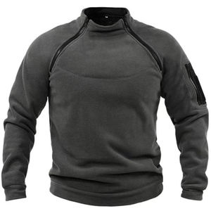 Sudadera de Forro Polar para Hombre con Dos Cremalleras, Personalizable con Logotipo OEM o en Existencia - Product Image 2