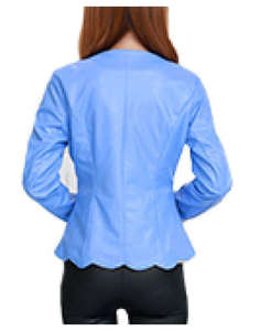 Veste en cuir à col montant tendance pour femmes Les meilleurs manteaux d'hiver imperméables des fabricants de vêtements personnalisés - Product Image 5