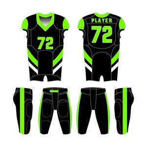 Uniforme de Fútbol Americano Sublimado con Logotipo Personalizado, Ropa Deportiva Transpirable, 100% Poliéster de Alta Calidad - Product Image 4